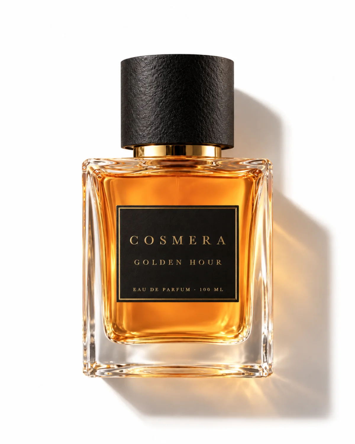 Golden Hour bottle with its notes