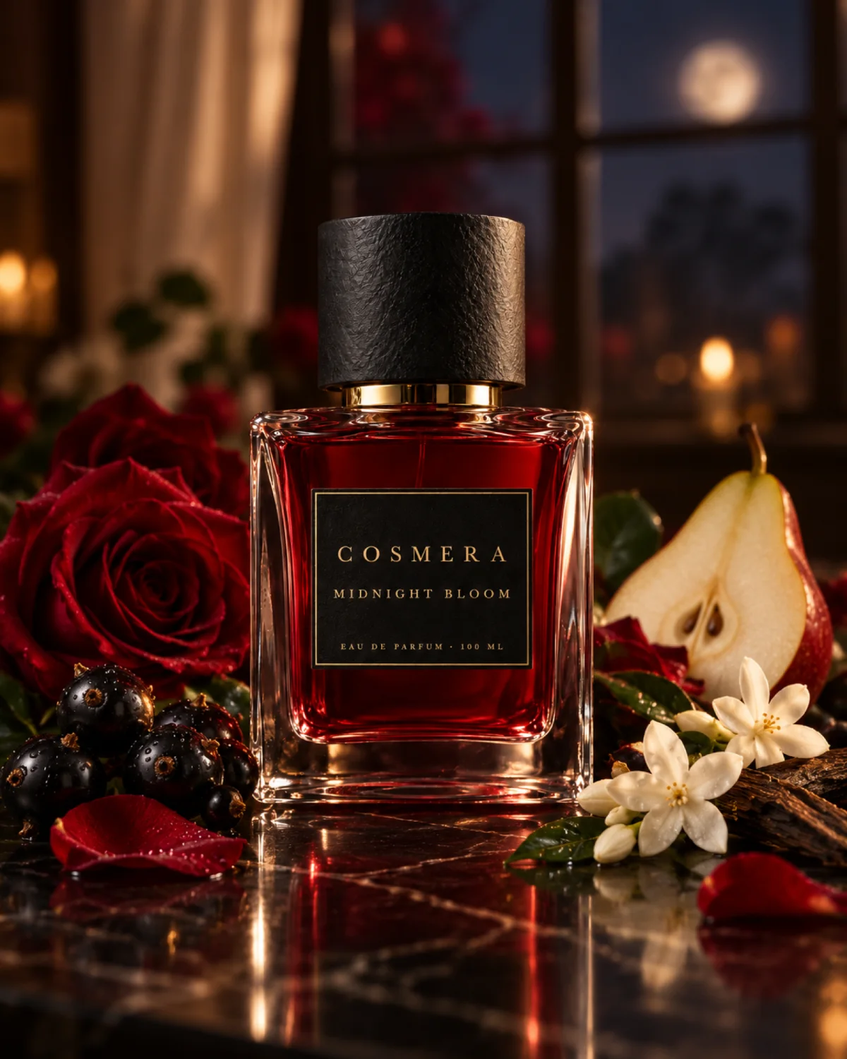 Midnight Bloom with its ingredients